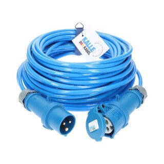 Kalle Verlängerungskabel CEE 230V 16A 2,5mm² Extreme Blau IP44 5 Meter