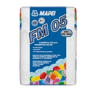 MAPEI® FM 05 Fliesenkleber Flexverlegemörtel Flex-Kleber für alle keramischen Beläge für Innen- und Außenbereich 25 kg