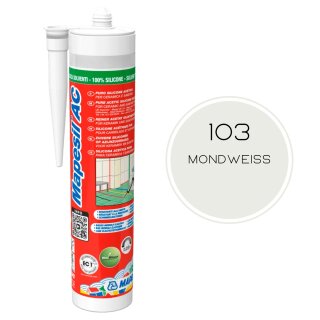 MAPESIL AC Fugensilikon 103 mondweiß 310 ml