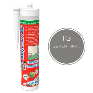 MAPESIL AC Fugensilikon 113 zementgrau 310 ml