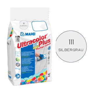 ULTRACOLOR PLUS Fugenmörtel 111 silbergrau 5 kg Flexfuge ohne Ausblühen