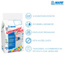 ULTRACOLOR PLUS Fugenmörtel 111 silbergrau 5 kg Flexfuge ohne Ausblühen