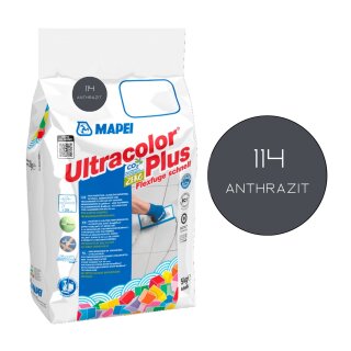 ULTRACOLOR PLUS Fugenmörtel 114 anthrazit 5kg Flexfuge ohne Ausblühen