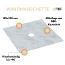 Wandmanschette für Profi Flex-Dichtband, 120 mm breit BTEC